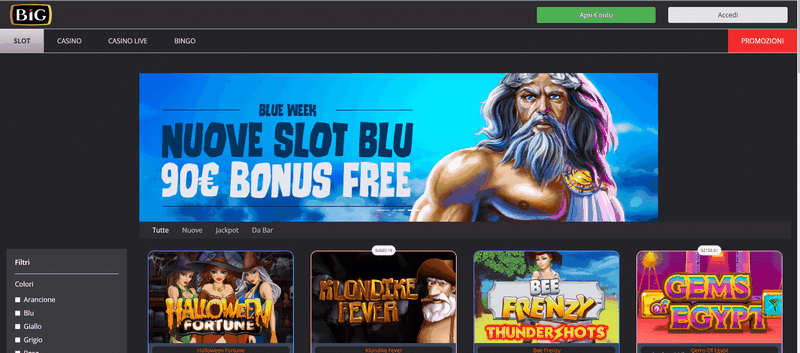 Recensione di Big Casino: un'ottima opzione per gli appassionati di giochi online